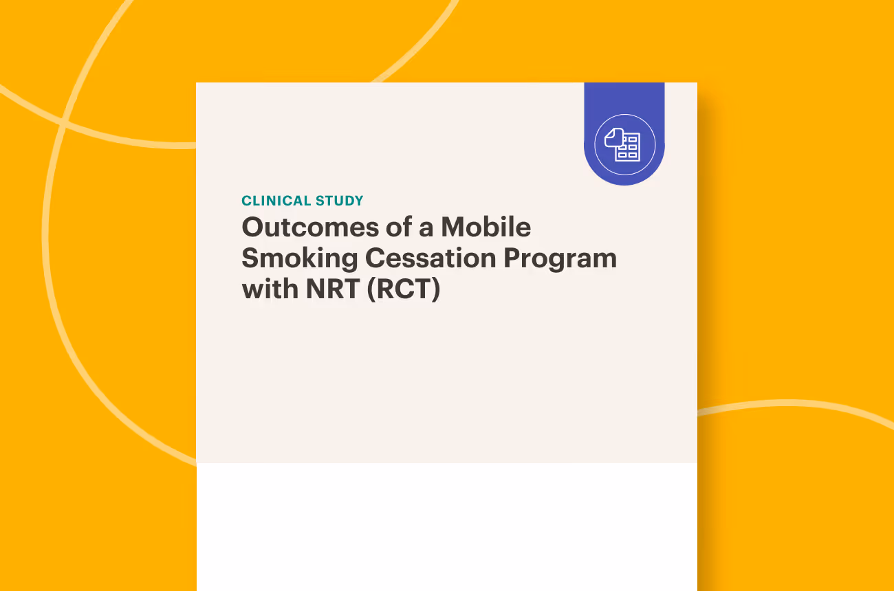 cover of clinical study on an orange background