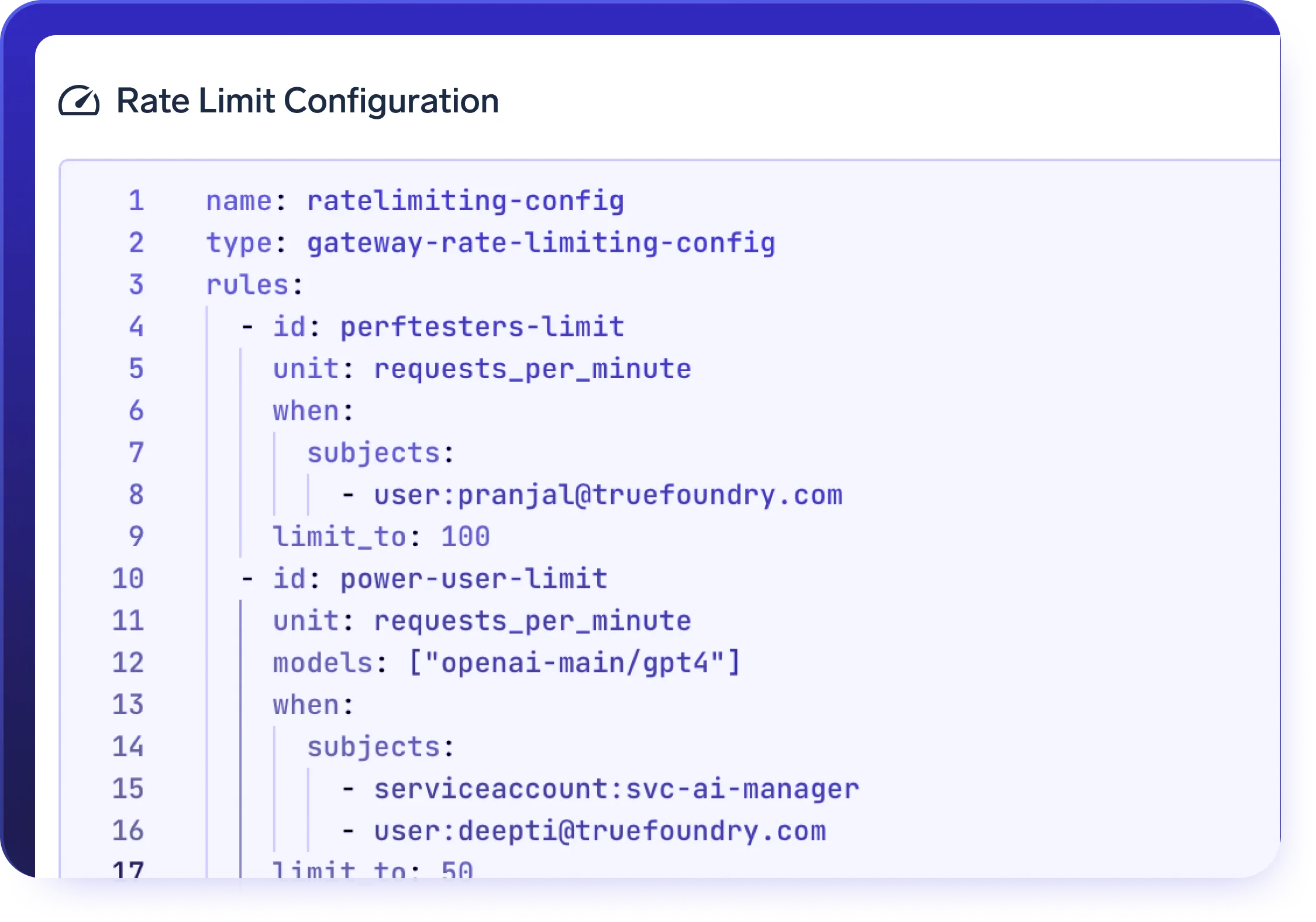 AI Gateway Rate Limiting