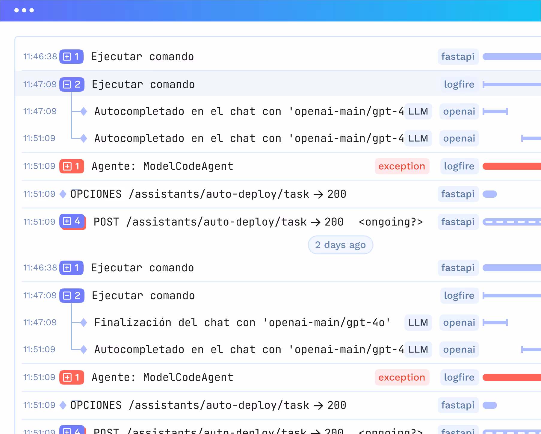 Observabilidad total de los agentes