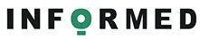 Informed logo with magnifying glass icon in green and black text on white background.