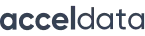 Acceldata logo with dark blue text on white background displays company brand name clearly.