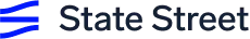 State Street logo with three blue lines next to the company name in dark blue text.