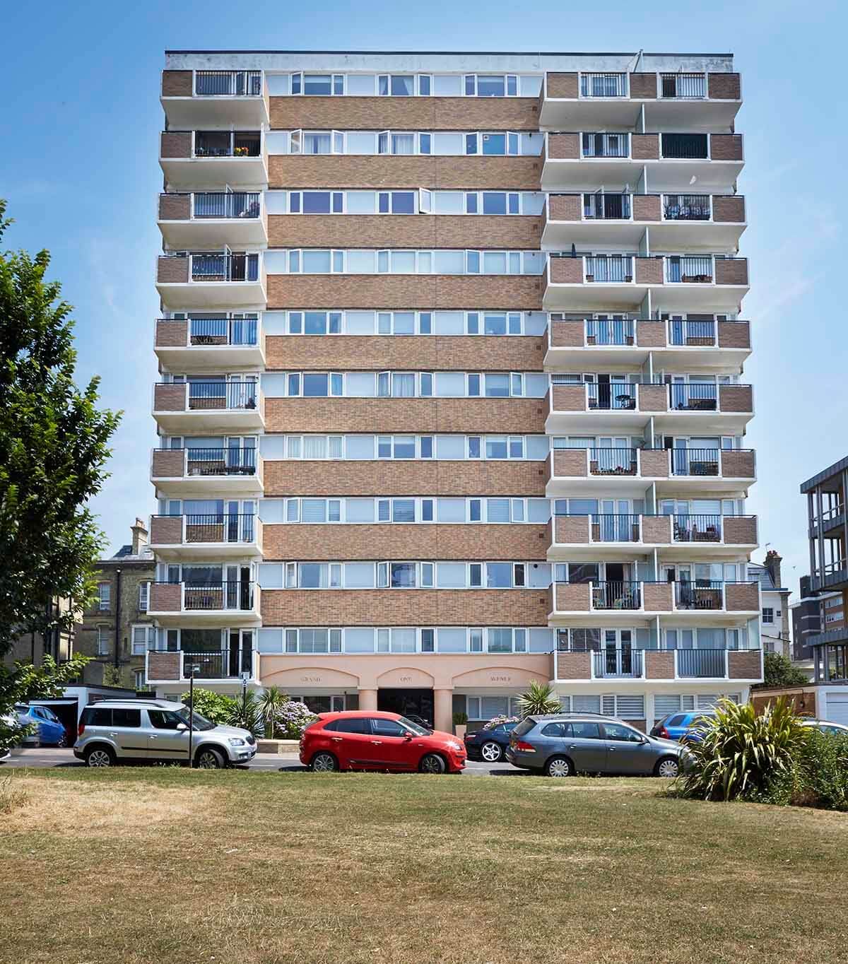 View to Grand Avenue Block