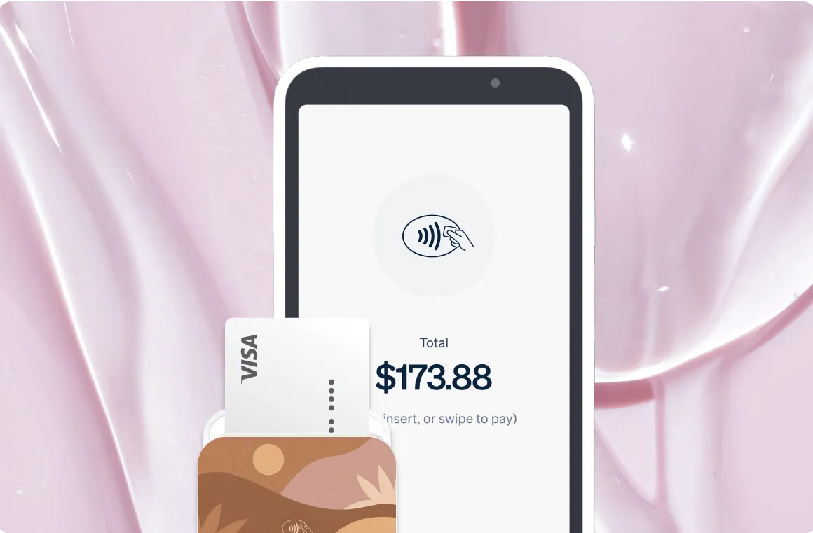 A salon booking platform's email campaign interface with a promotion for 20% off beauty services and an attached image.