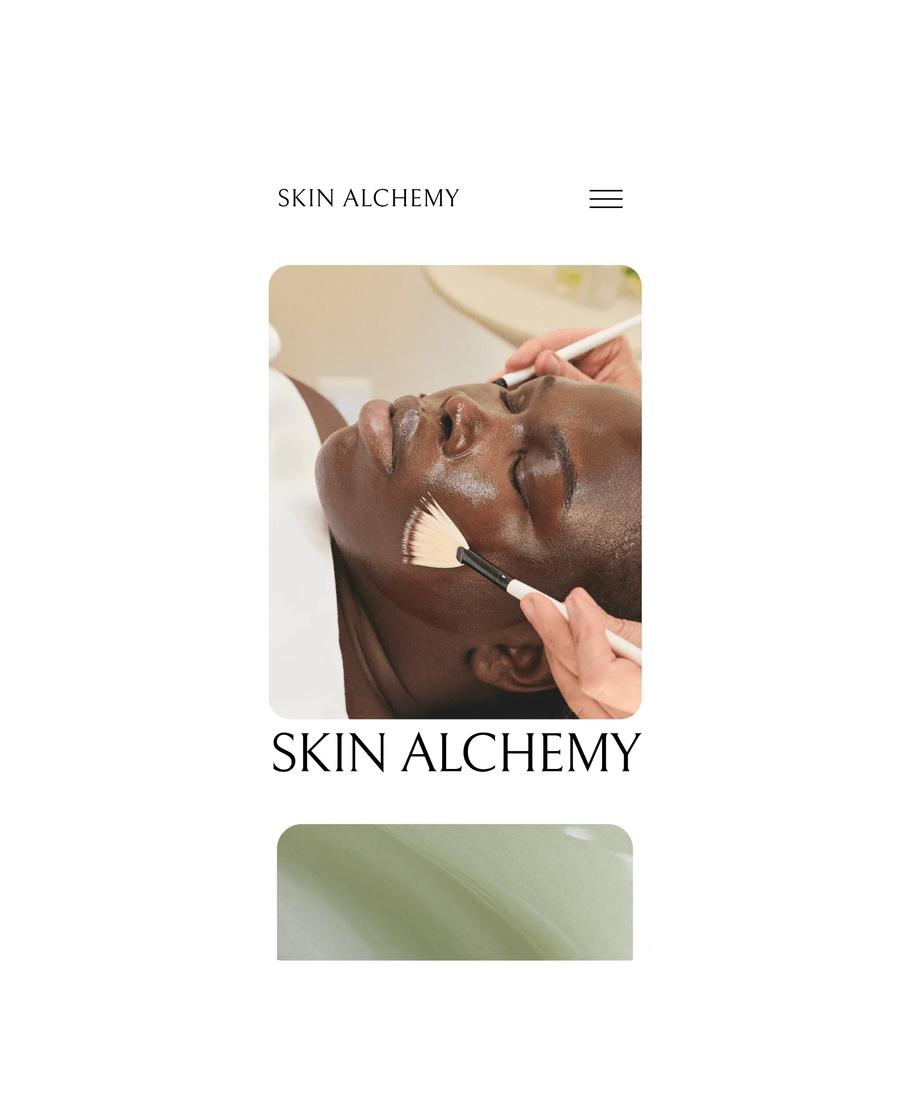 Booking website for Aera Medical Spa built using GlossGenius booking site builder templates.