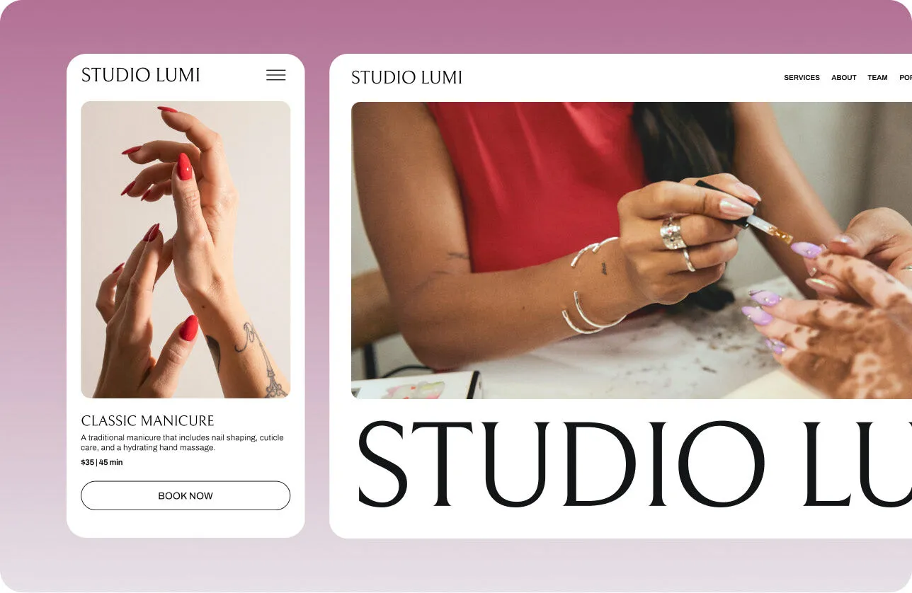 GlossGenius nail salon management software overview