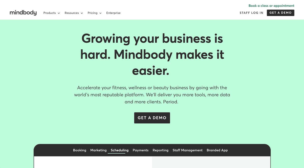 Mindbody salon management software for tanning businesses