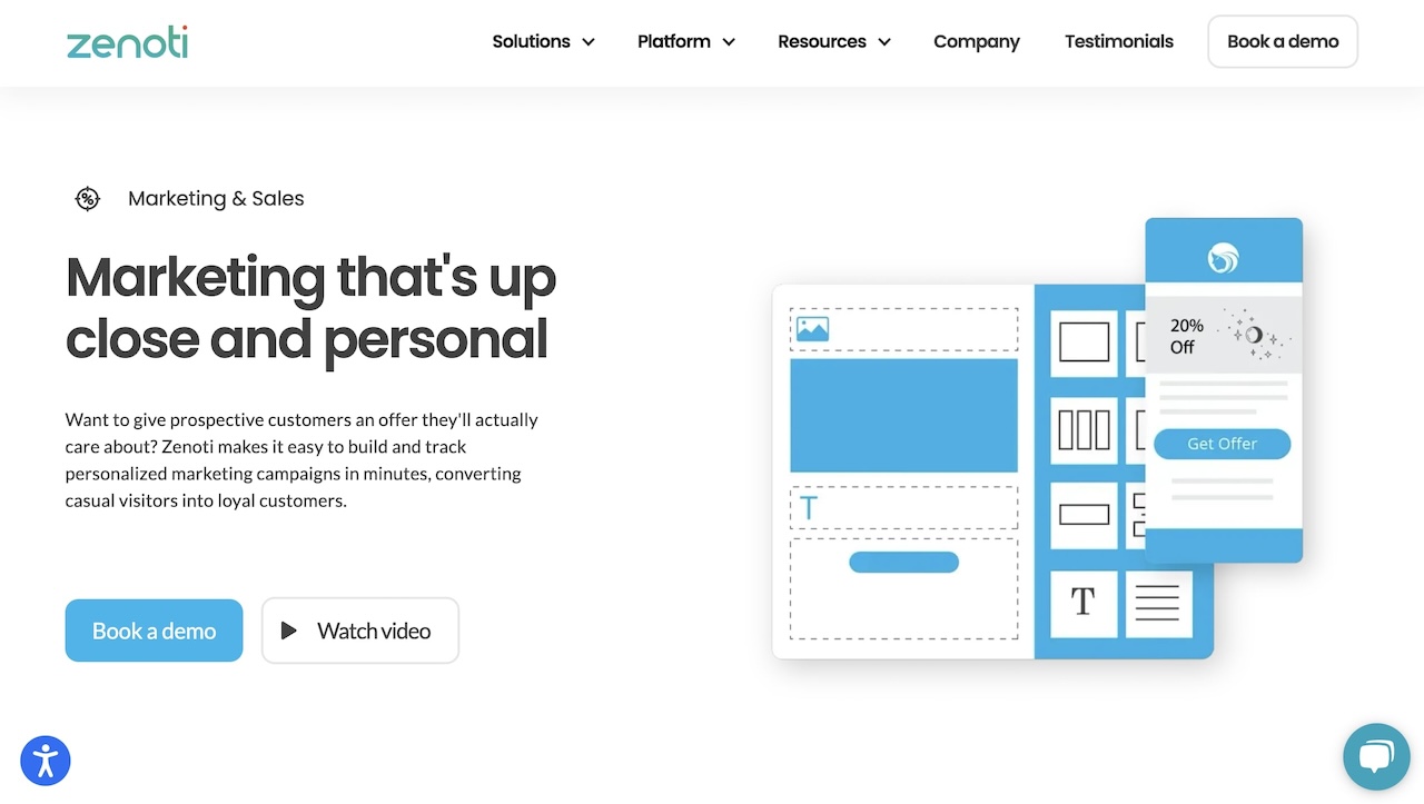 Zenoti salon marketing software