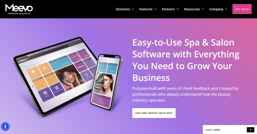 Meevo salon management software financial reporting and tax tracking features