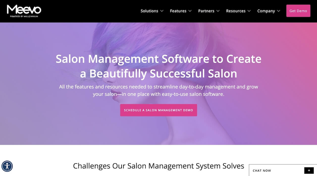 Meevo booking software for beauty, wellness, and health businesses dashboard for appointment scheduling
