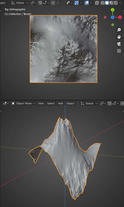 Base Geometry unsmoothed