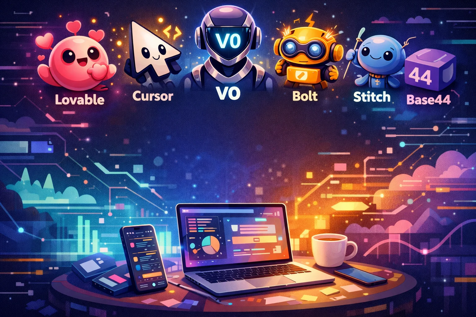 Lovable, Cursor, V0, Bolt, Stitch, Base44: Which AI Tool Should You Choose for Your Frontend in 2026?