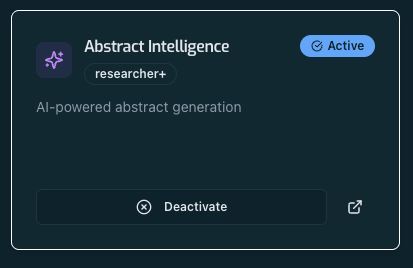 Abstract Intelligence