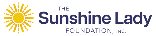 The Sunshine Lady Foundation, Inc (logo) with a graphic sunburst