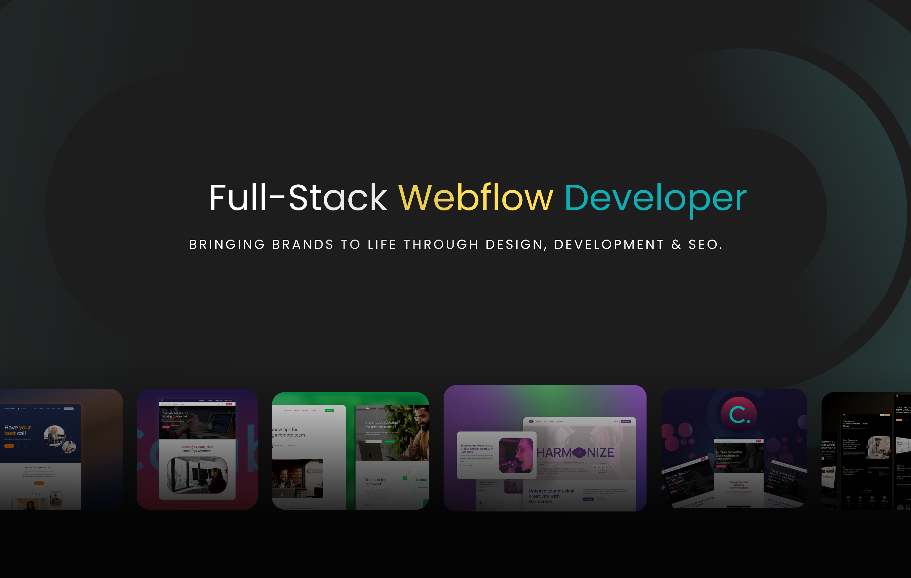 Full stack Webflow developer cover image