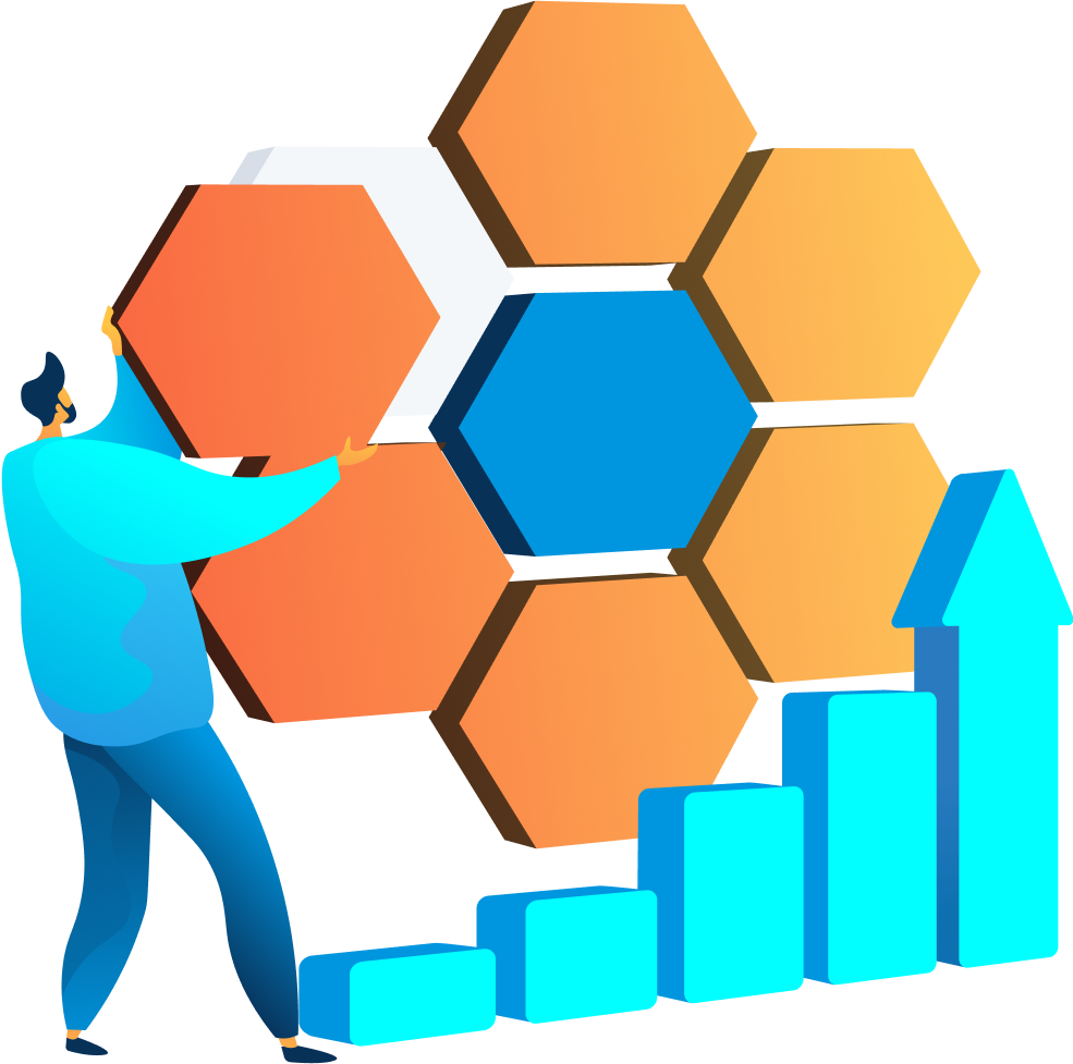 Men teaching trading