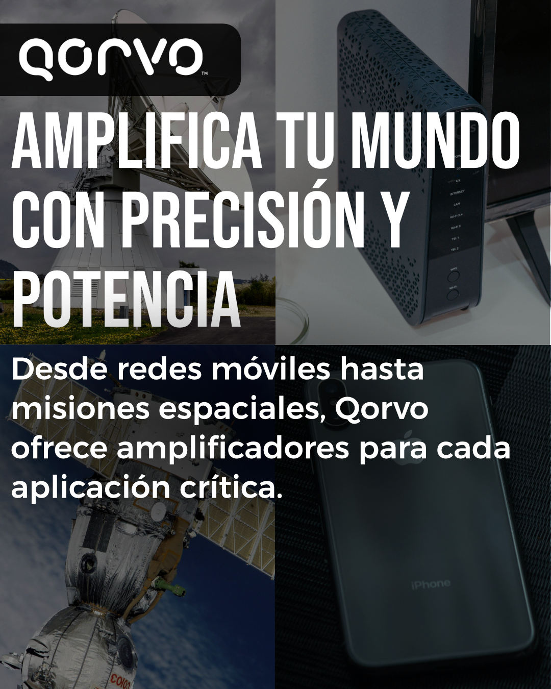Qorvo Amplifiers: potencia, precisión y confianza para cada sector