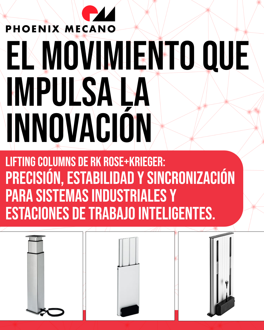 Precisión y Flexibilidad con las Columnas Elevadoras de RK Rose+Krieger