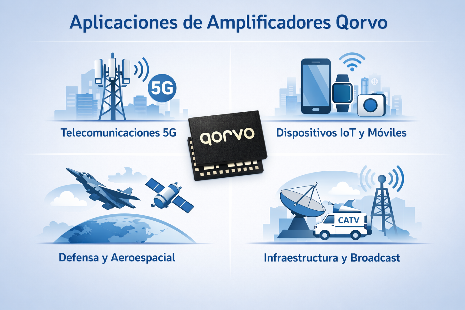La relevancia de los amplificadores en Qorvo