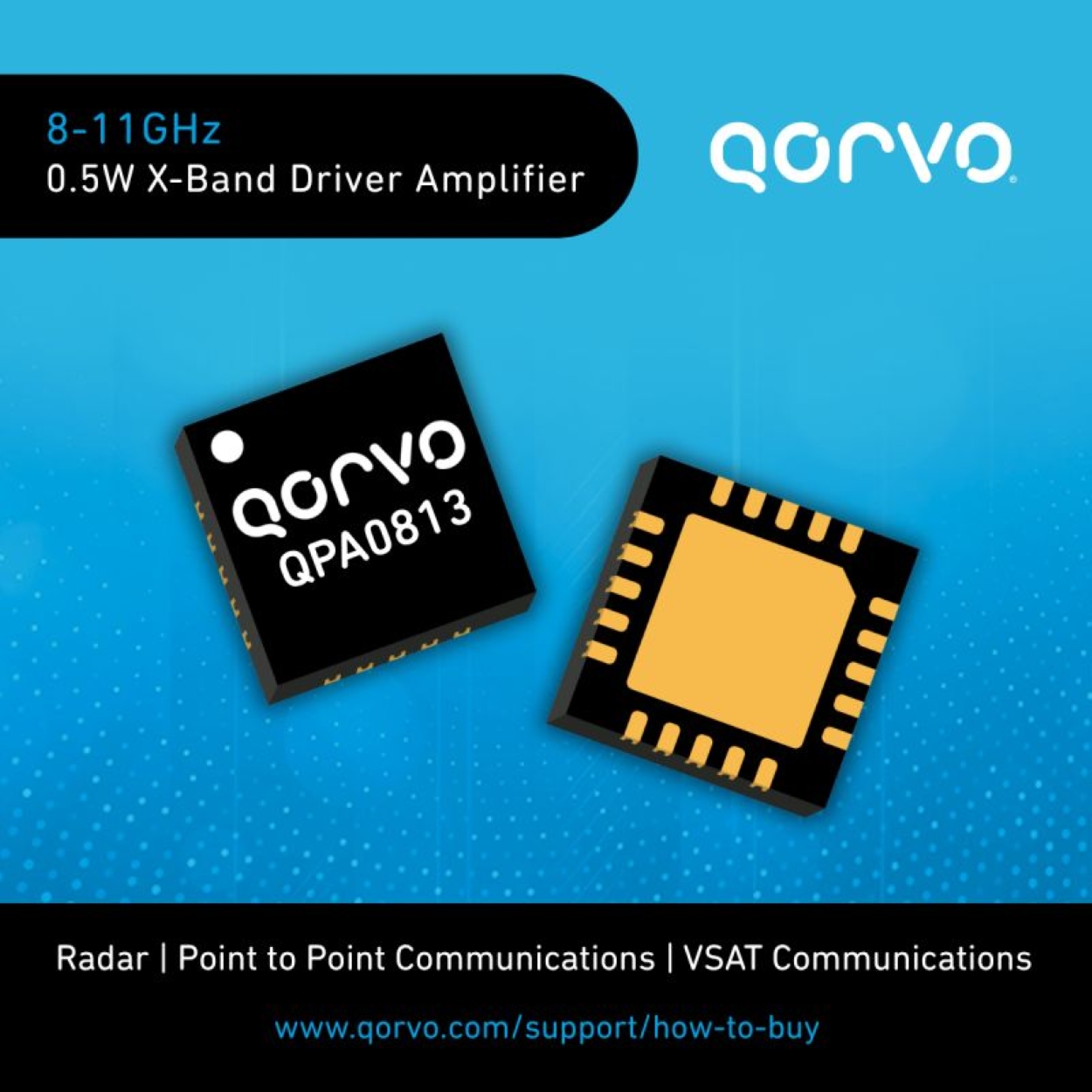 Alto desempeño en un formato compacto: el potencial del amplificador QPA0813 para aplicaciones de radar y sistemas con restricciones de espacio