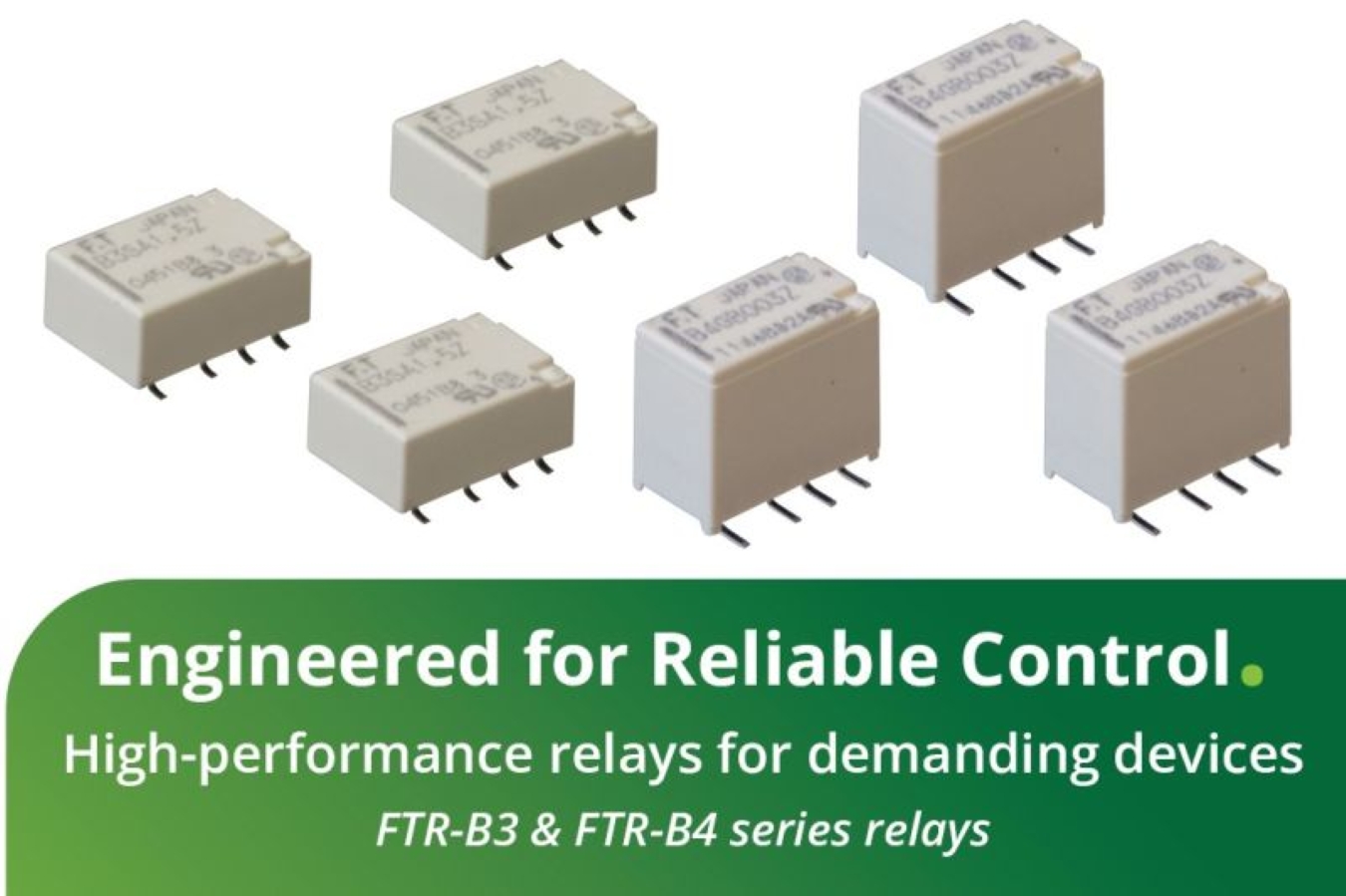 FTR-B3/B4 de FCL Components: relevadores de señal compactos y confiables para equipos electrónicos