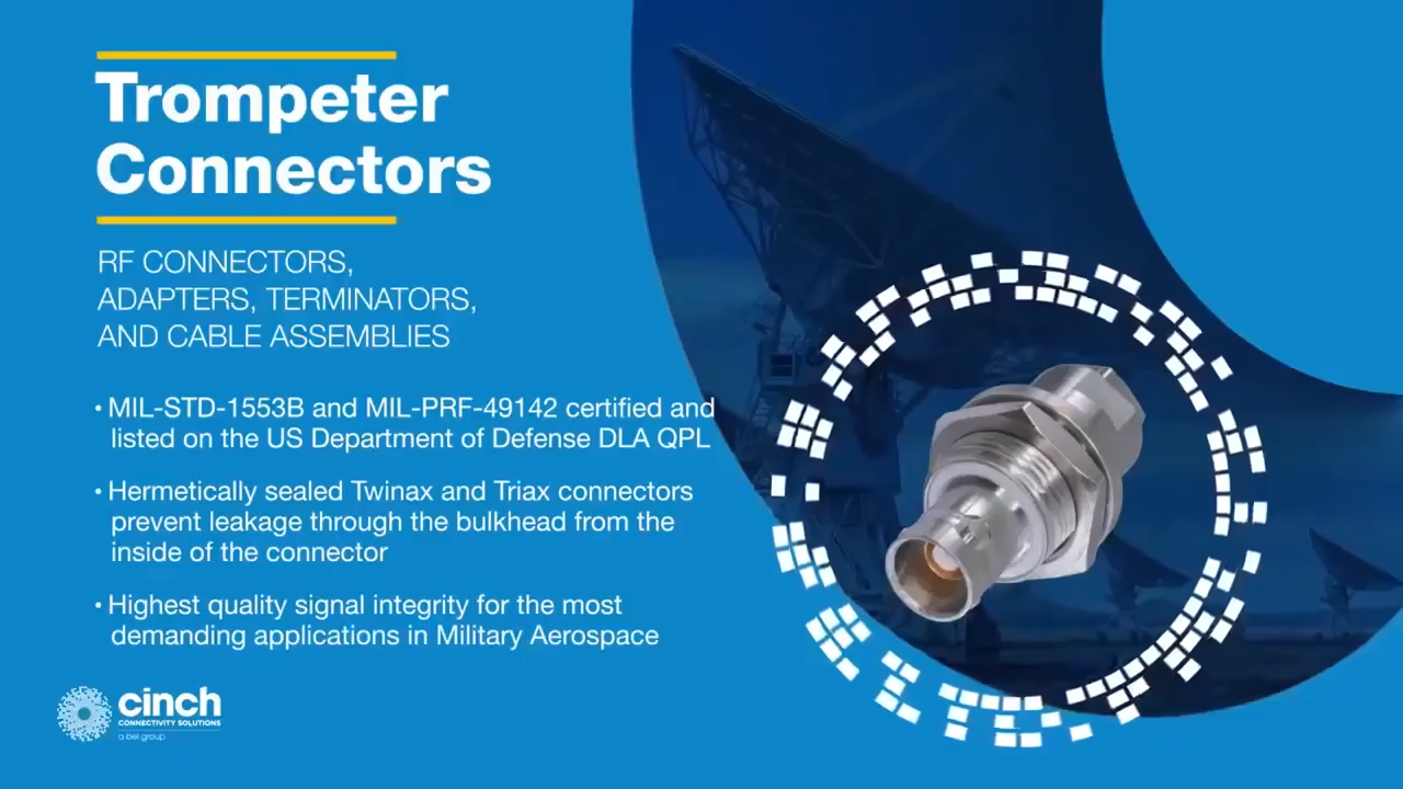 Conectores Trompeter Space Grade: innovación para aplicaciones espaciales