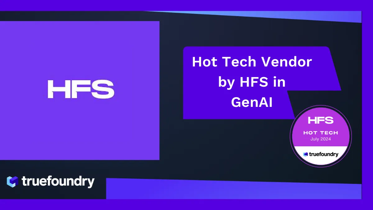 Hot Tech Vendor by HFS in GenAI for Enterprises 