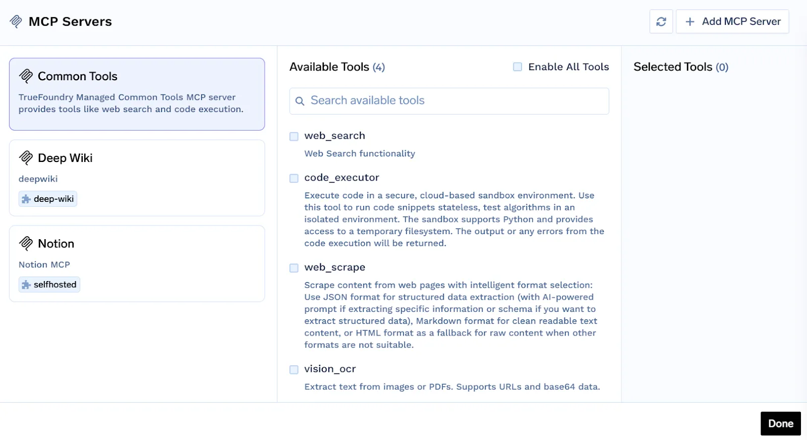 Truefoundry's MCP and Prompt Lifecycle Management