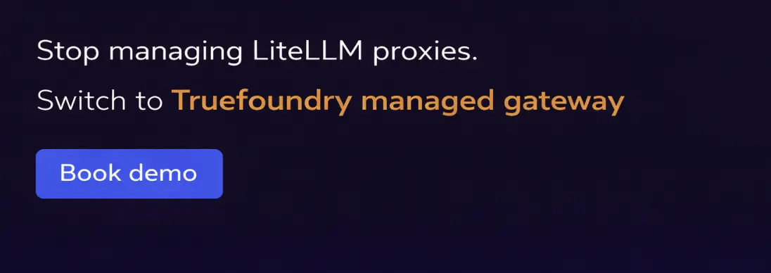 Reduce operational overheads with Truefoundry managed gateway services