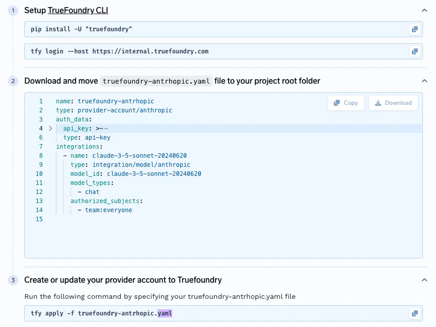 example of what is an AI gateway setup workflow