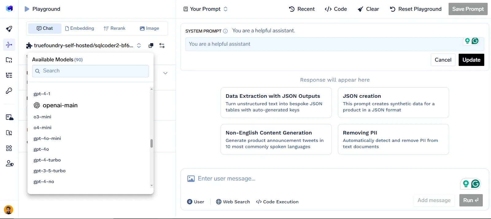 Multiple model providers with TrueFoundry