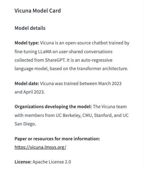 Vicuna 13B Delta weights model Hugging Face Model Card