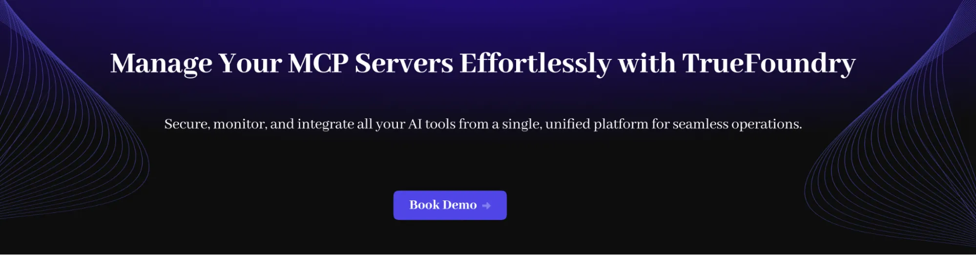 TrueFoundry MCP Gateway for AI tool management