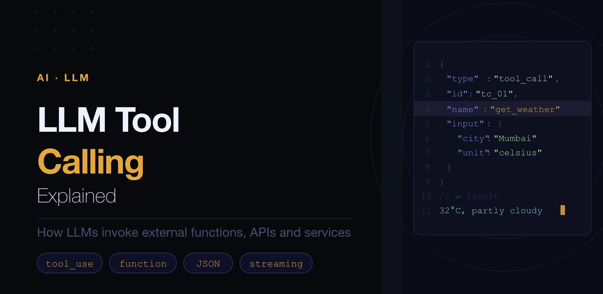 What is LLM tool calling