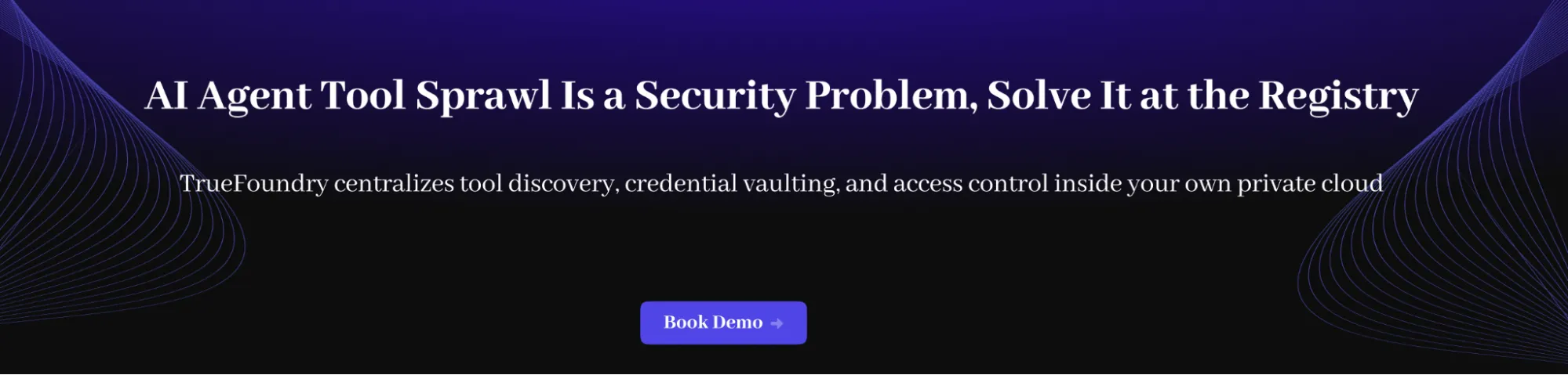 AI agennt ool sprawl is a ecurity problem, solve it at the registry