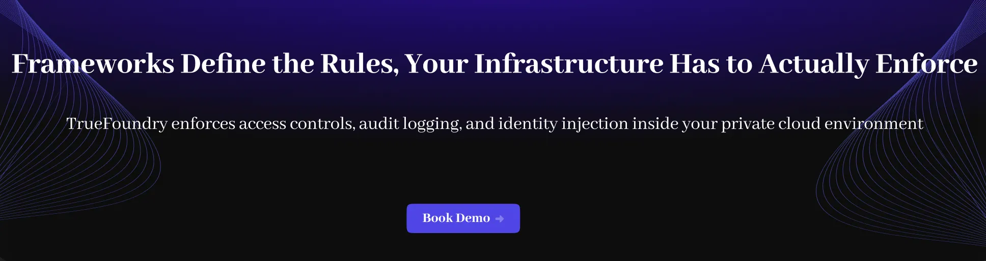 Framework define the rules, your infrastructure has to actually enforce