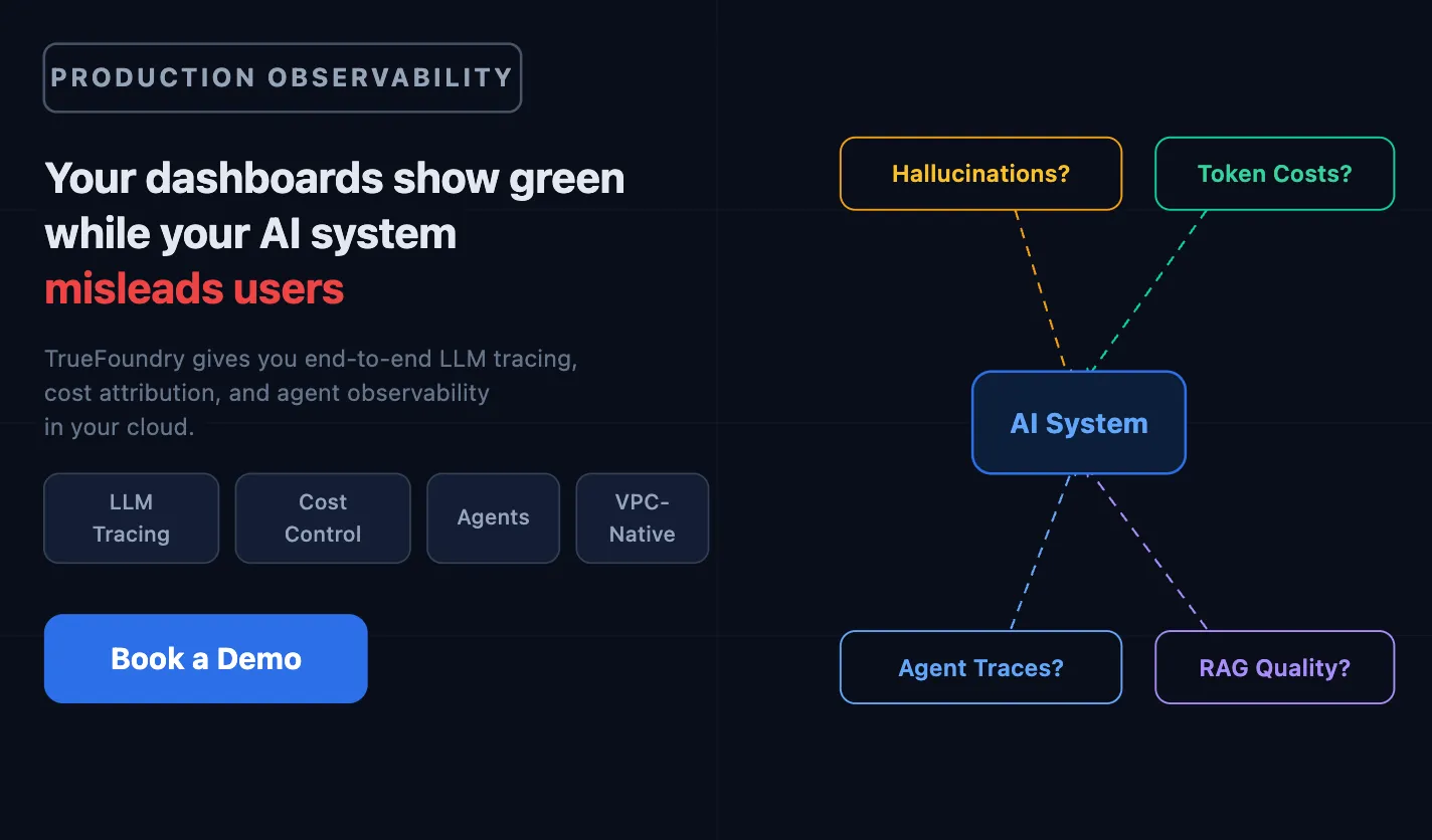 your dashboard show green while your AI system misleads users