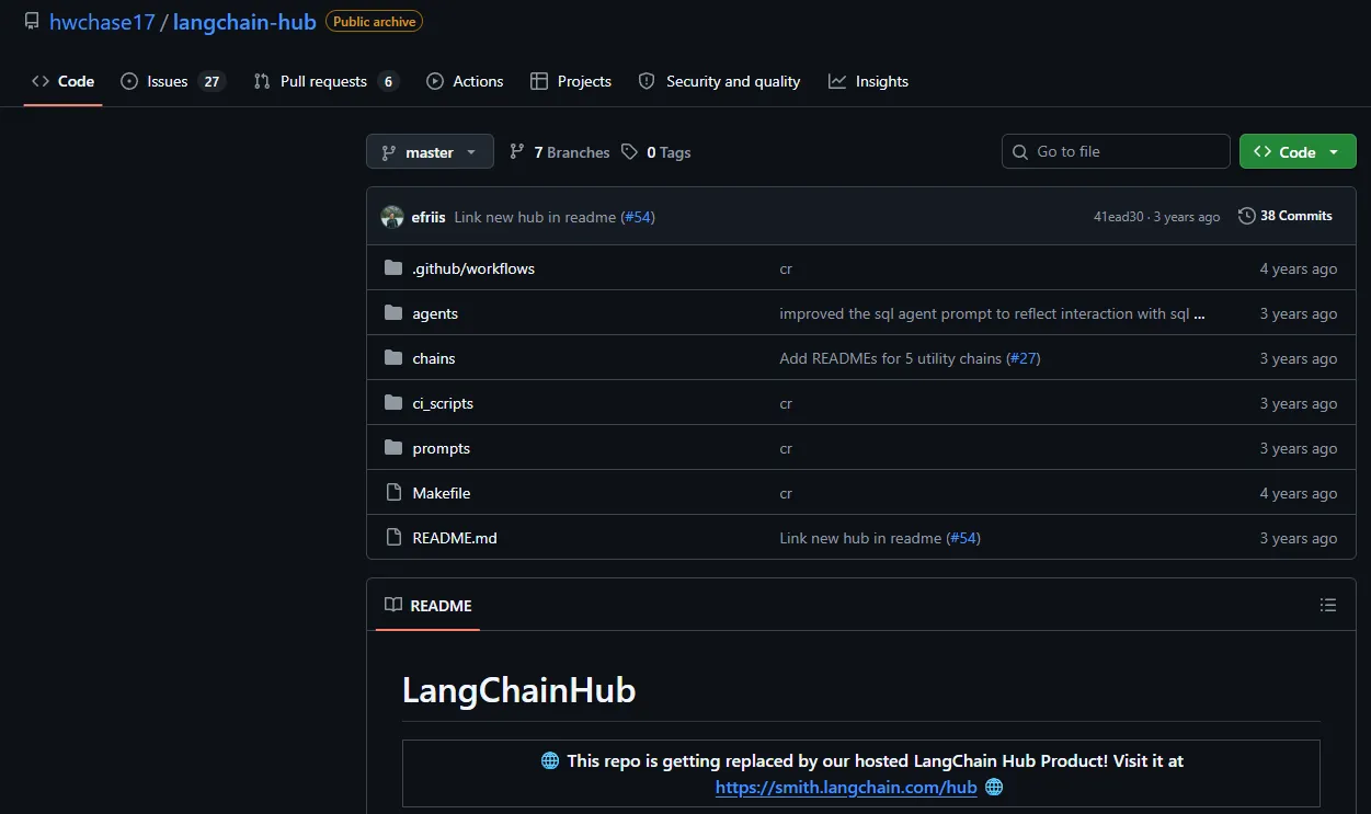 LangChain Hub