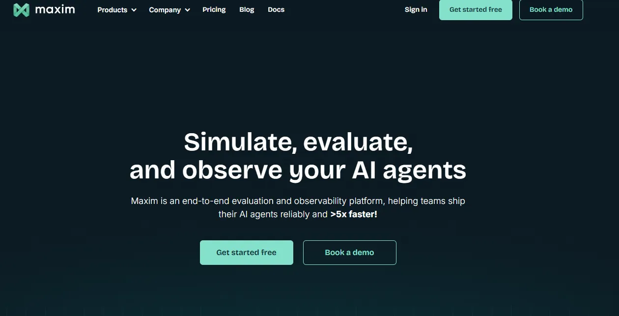 Maxim AI as a prompt management tool