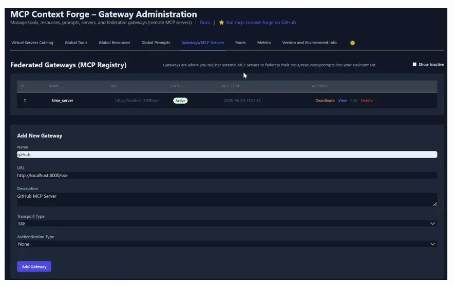 IBM MCP Gateway