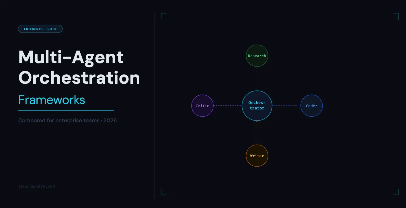 TrueFoundry governs multi-agent orchestration frameworks in enterprise production