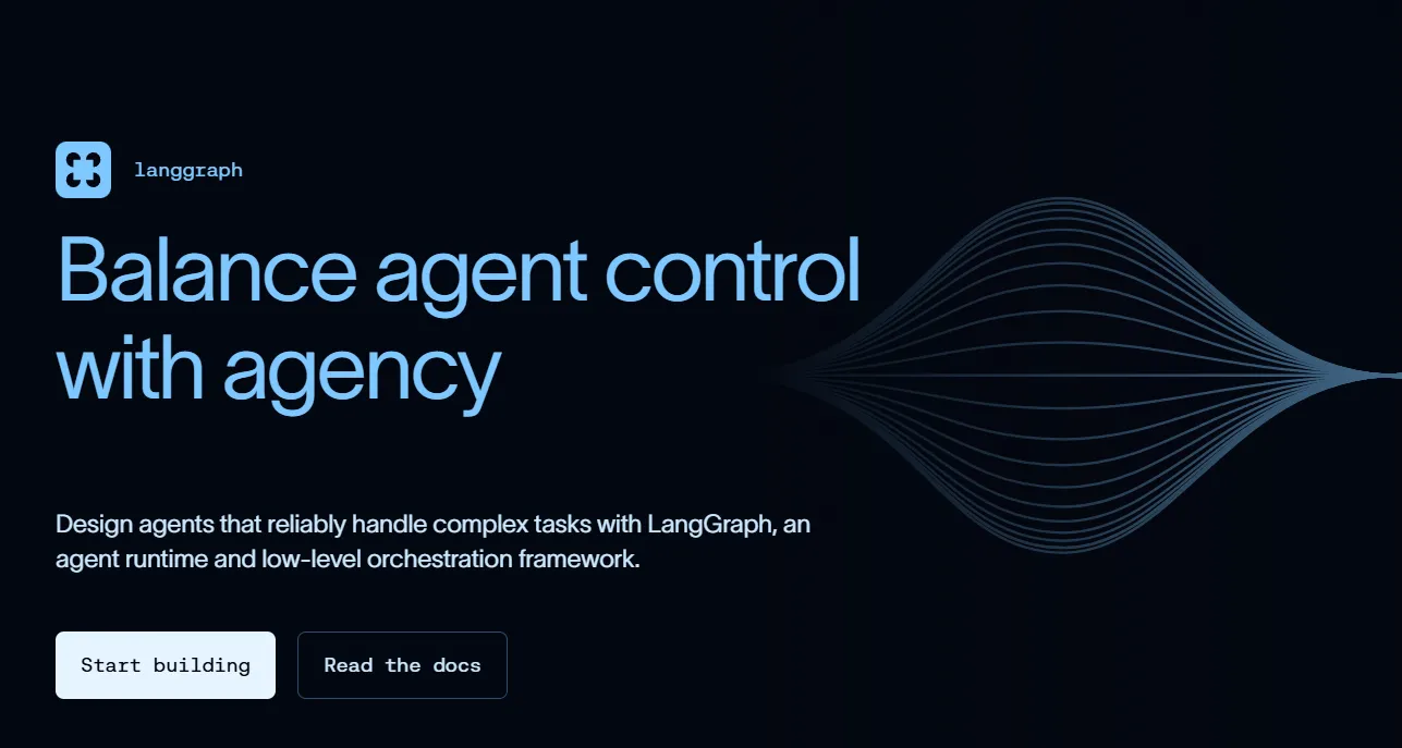 LangGraph uses graph nodes for agent workflow control