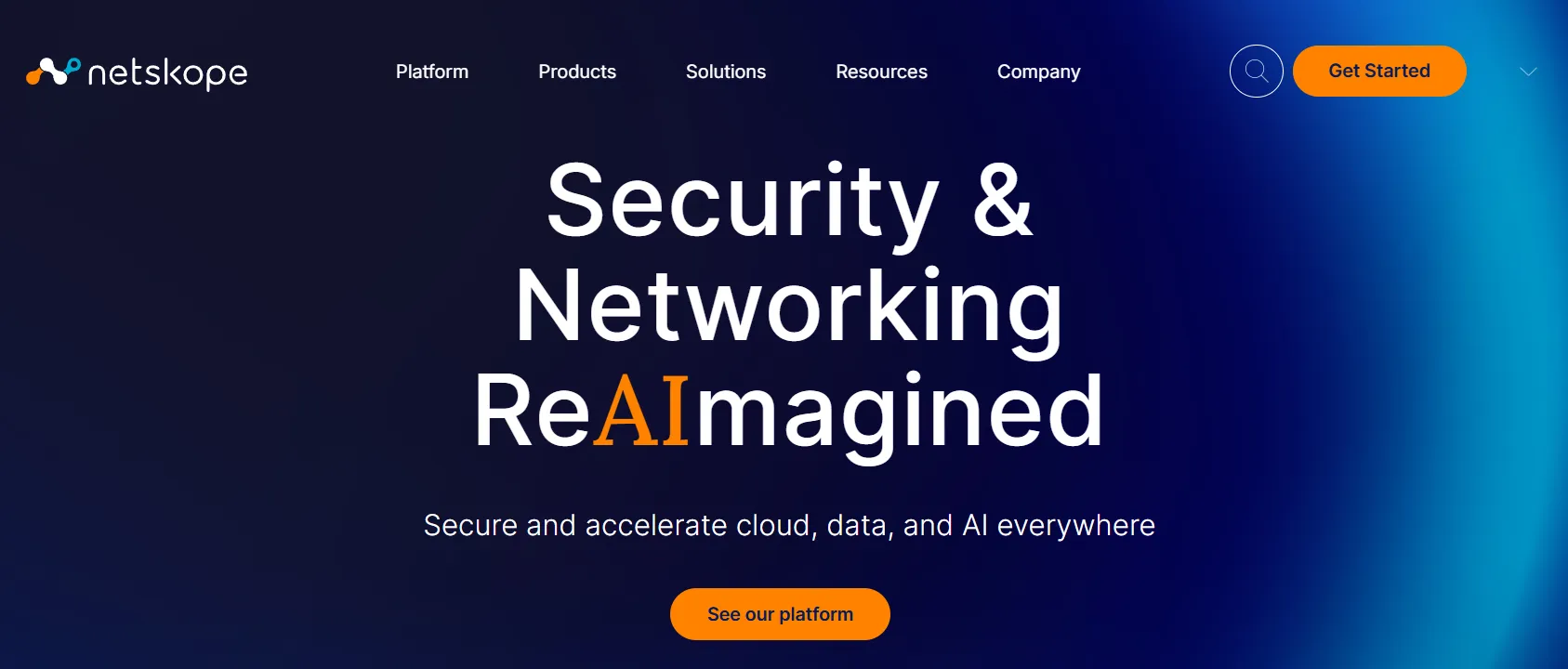 Netskope is known for AI detection and SaaS visibility