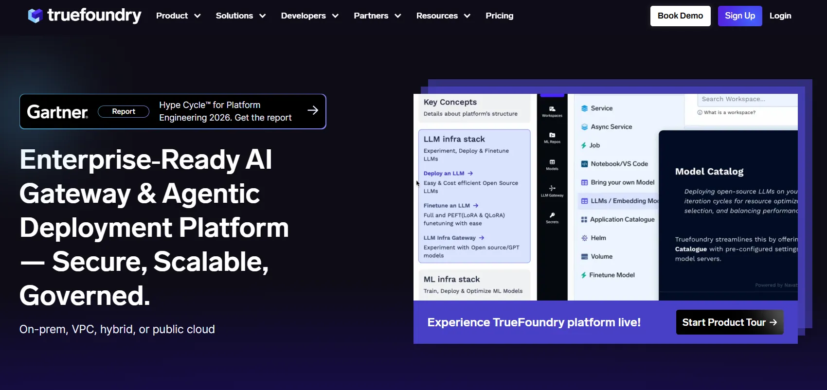 TrueFoundry governs models agents tools and audit logs