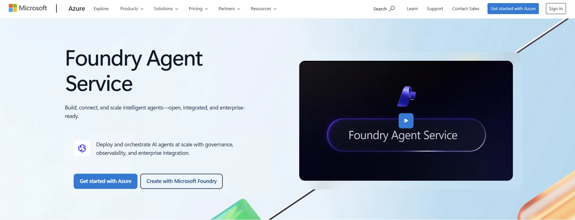 Microsoft Foundry hosts and scales enterprise agents across Azure