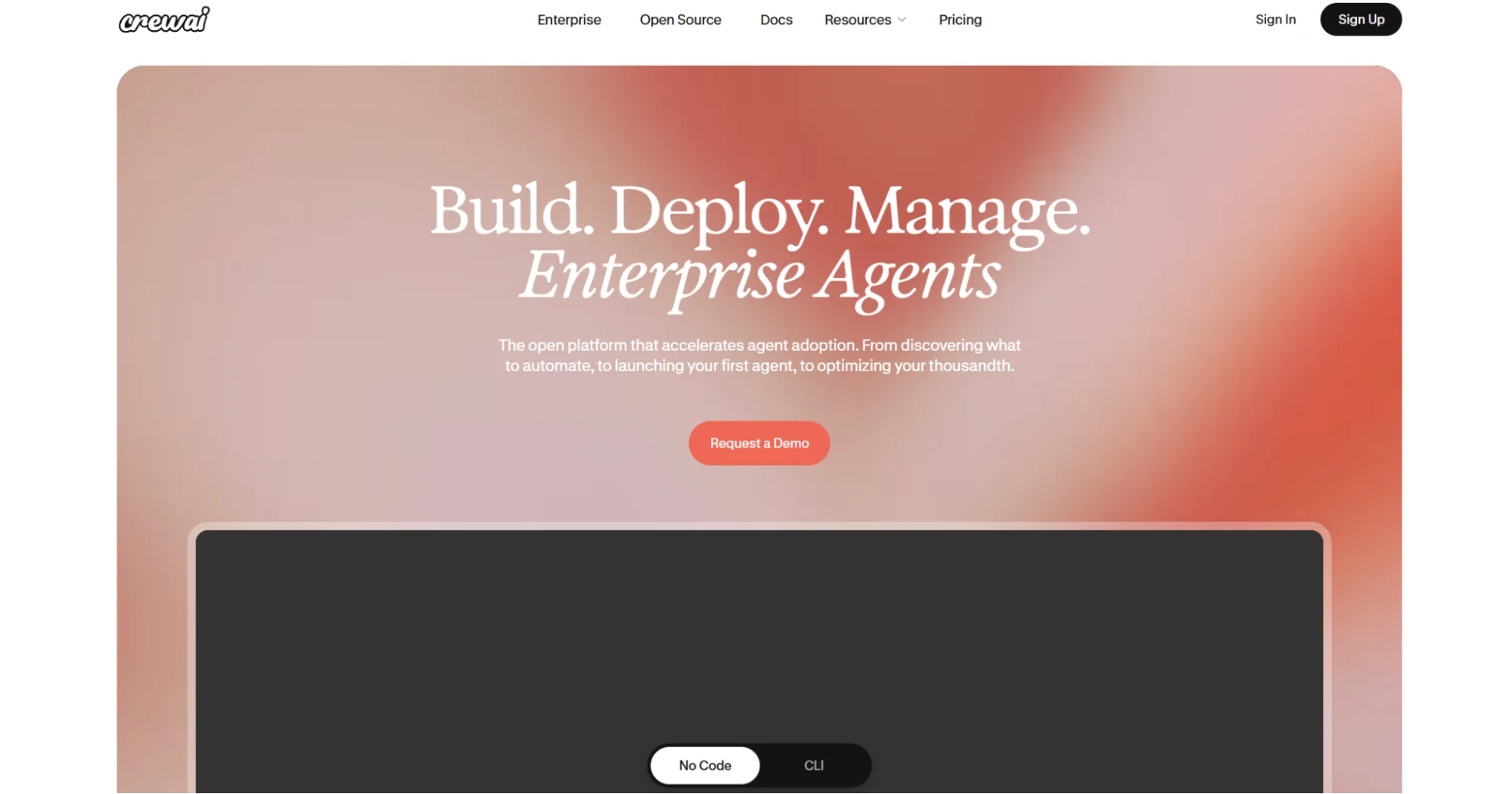 CrewAI coordinates role-based agents across collaborative multi-step workflows