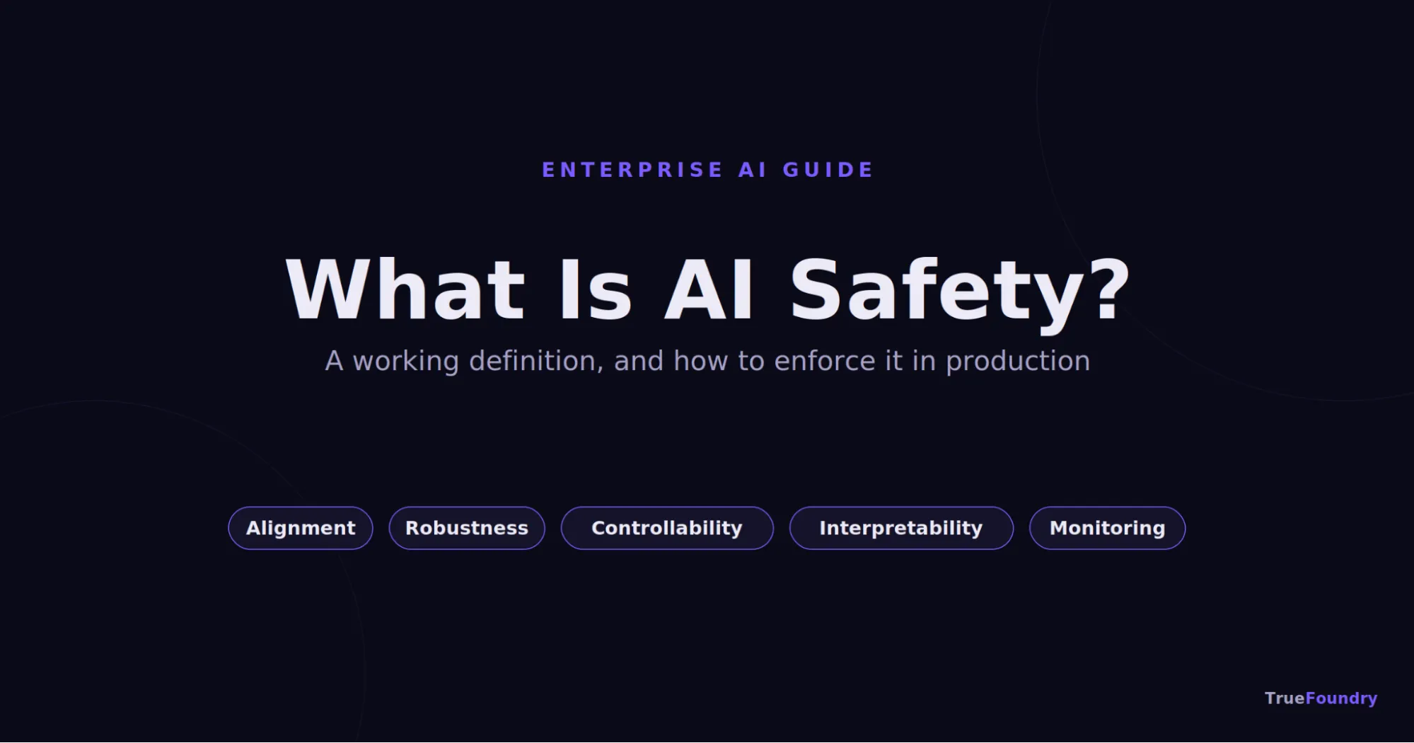 TrueFoundry AI gateway enforces AI safety controls across enterprise production deployments