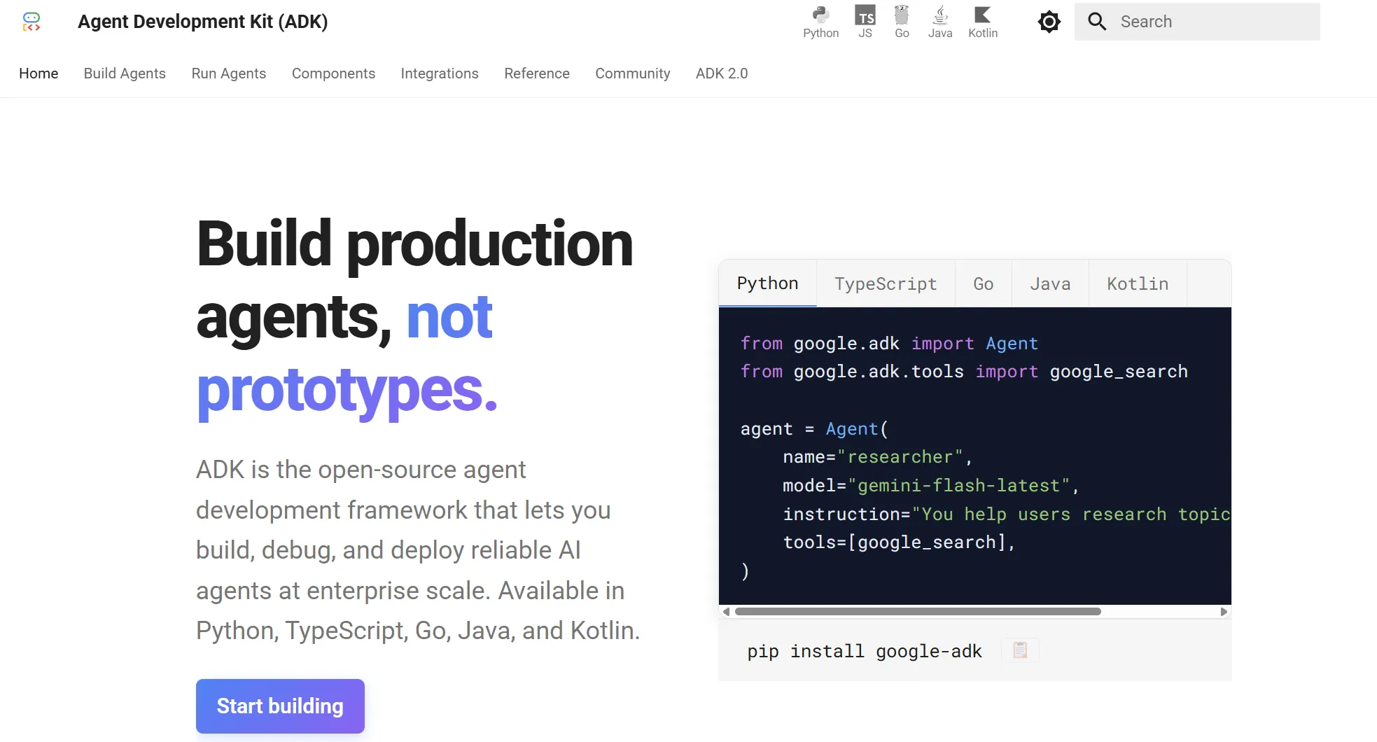 Google ADK provides strong orchestration control, tool support, and debugging capabilities