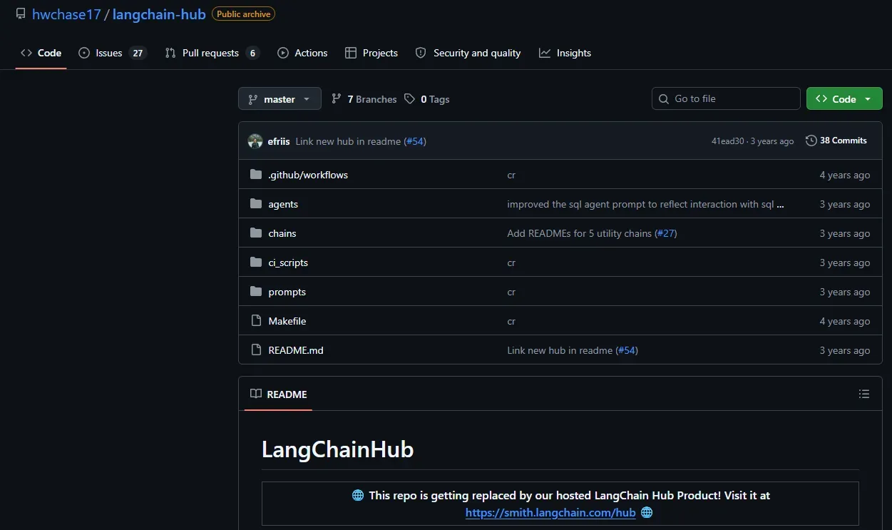 LangChain Hub