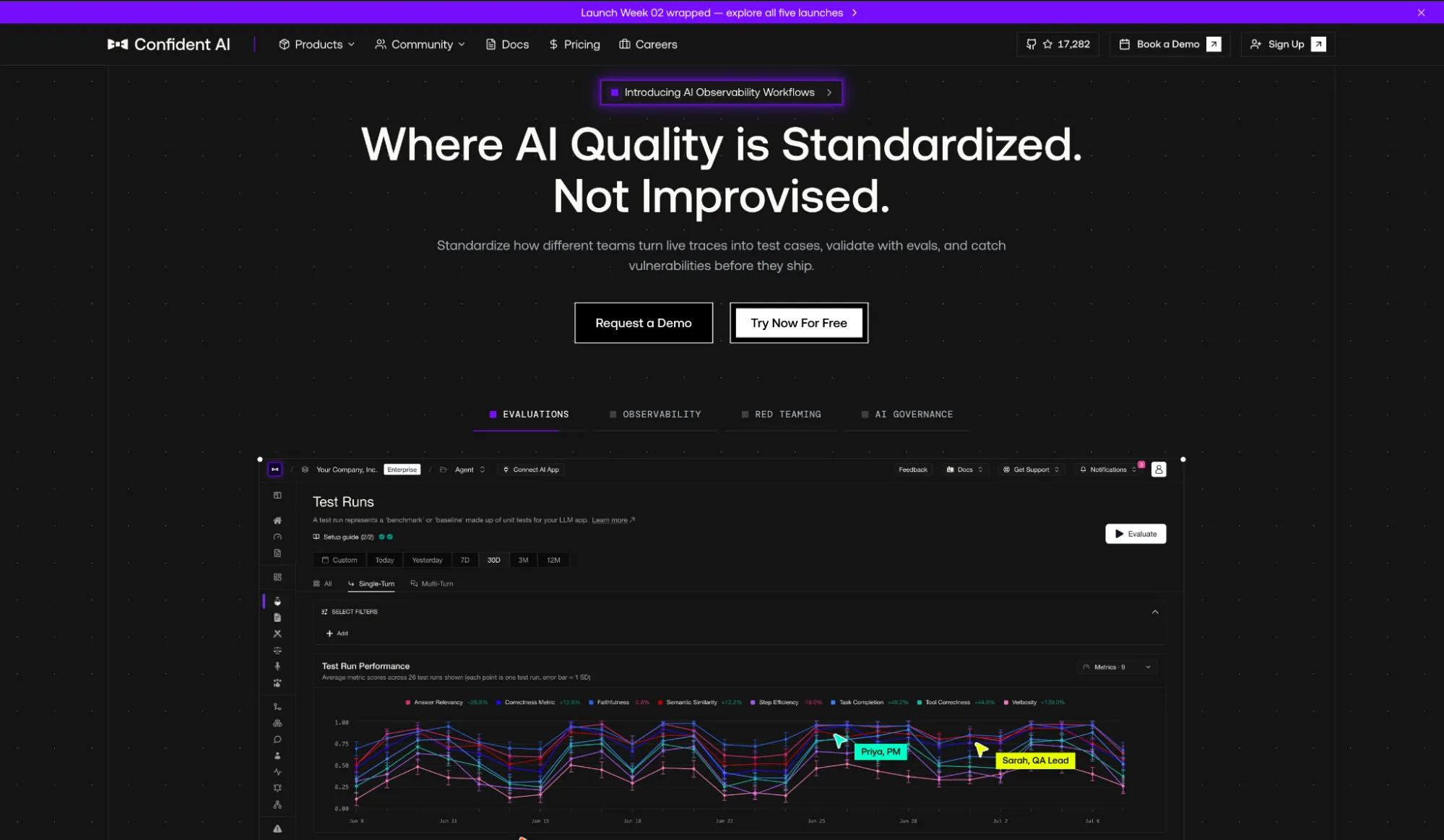 Confident AI standardizes evaluation workflows across AI systems
